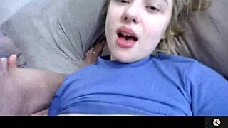 They started with a hot blow, then he pounded her missionary until finishing inside.