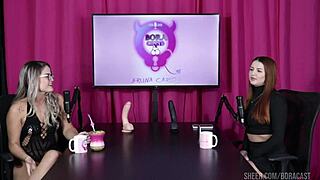 malu paz compilations with bruna carlos in sheer red 😍