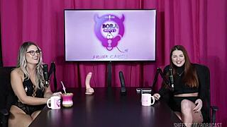 malu paz compilations with bruna carlos in sheer red 😍