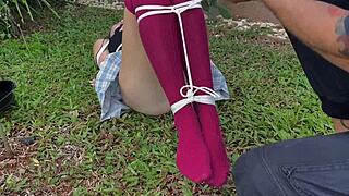I jus’ love touchin’ her dirty outdoor socks, man!