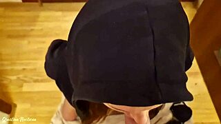 A hot stranger in a hoodie gave me a blowjob on the street