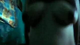 Tetas Grandes Naturales Riding Cowgirl with Moans While Watching TV to Avoid Neighbors Hearing