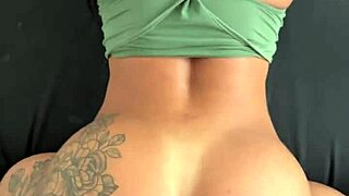 Beautiful brunette gets her ass fucked and creampied hard