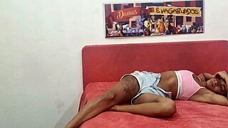 Hot wife's first anal sex experience in hardcore Brazilian sex video