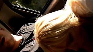 Spanish housewives and horny neighbors in hot car sex