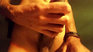 Muscular roommate masturbates in dorm room and moans loudly
