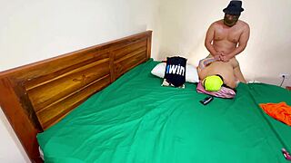 Big ass stepsister riding cock hard without condom