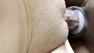 Will a big dick cum out of a milf pussy?