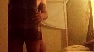 Virgin hermanastra fucks hermanastro in hotel room. First anal experience unfolds.