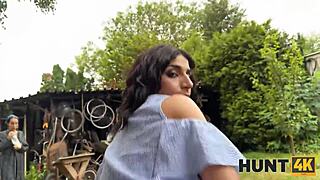 Hunt4k hunter loves outdoor sex with a hot brunette