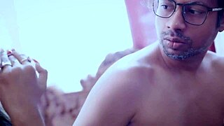 Young Indian amateur's passionate group sex with teachers and stepbrothers