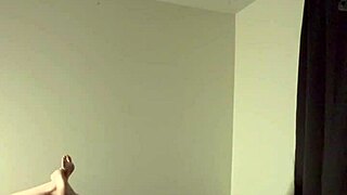 Young housewife gets an orgasm from a sexy babysitter