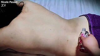 Hairy pussy lover gets oiled up for a steamy massage