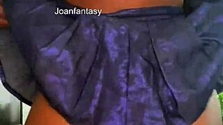 joanfantasy flaunts tiny kini and oiled curves. her miniskirt teases everyone around.