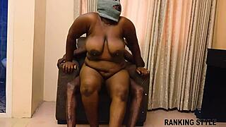 CURVY BBW BENDS OVER FOR HARDCORE DOGGY STYLE FUCK WITH BIG MONSTER DICK. SHE GETS MUFF DIVING AND HANDJOB TOO.