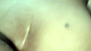 Skinny Babe's Intense Orgasm with Big Black Cock in Real Pregnant Creampie