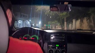 Married couple meets street whore for a quick motel fuck