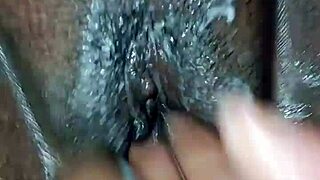 Pretty stepmother’s juicy pussy with ice cream before a hot scene with her stepson