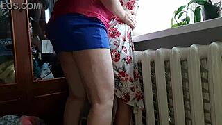 I have passionate sex with my stepdaughter in a miniskirt