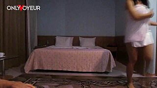 Home video of a wife fucking a horny chick after a party