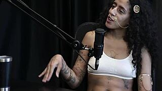 She teases, Feel that cock sliding in? while charging for dirty talk and nude pics. Bibi Hourani stuns in sheer red during wild casting!