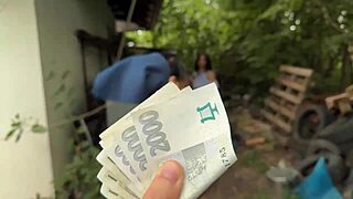 Hot brunette nailed in POV, family caught us!