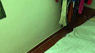 Caught stepson with dirty panties, shocked and thrilled