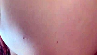 Two petite teens share huge cock in steamy threesome