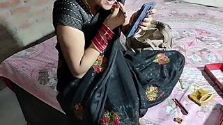 Black Saree Pissing Indian Bhabhi - Beautiful and Exciting to Watch