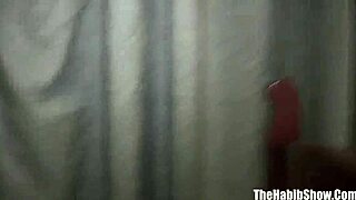 Layla Red, a pink-haired woman, is a monster of anal with BBC toys