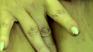 Wow, check this curvy amateur mature with huge floppy tits solo in bed!