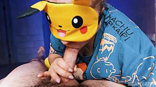 Pikachu handjob please suck my hard cock xsanyany