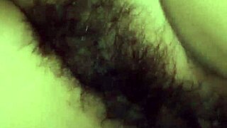 makka begs me to dive into her hairy mexican pussy now