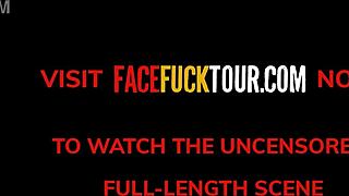 uhh, i mean, sexy blonde teen got face fucked hardcore upside down, ya know?