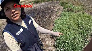 bold public sex in open field for thrill