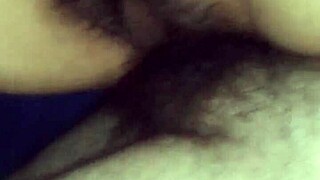 makka begs me to dive into her hairy mexican pussy now