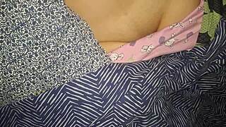 Uncle's Wife Sends Naughty Clip from Next Room