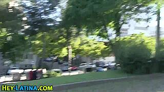 Real Latina Teen 18+ Sucks Cock in High Definition Scene