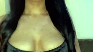 horny british solo in webcam masturbation