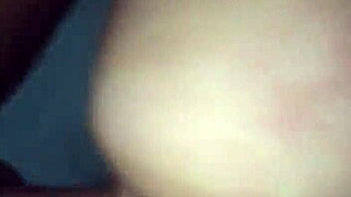 Teen interracial bent over in hot doggy style action