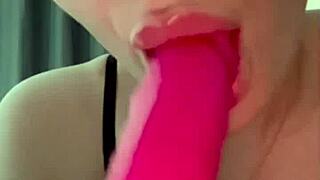 horny british solo in webcam masturbation