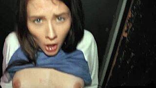 Waitress seduced me during her section, I finish with drama!