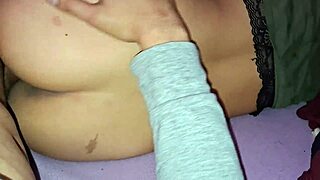 pov horny stepsister climbs into my bed begging for wild sex