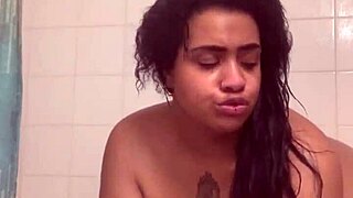Nude Amateur With Big Ass Sucks Toys In Shower. She Fucks Herself To Orgasm.