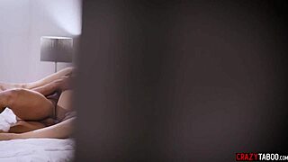 Interracial couple unaware they're being watched