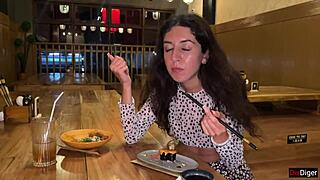 Holy Crap! I Shot My Load on Her Face in a Public Sushi Bar!