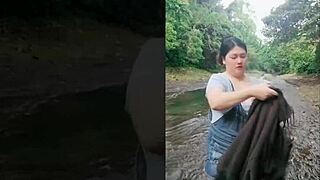 Andrea and Migz, what an outdoor chubby thrill!