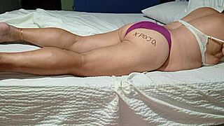 A mature student receives a sensual massage lesson