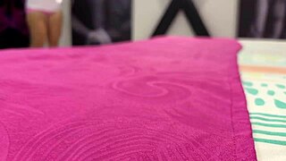 Pervert dad fondles stepdaughter's ass and pussy