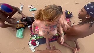 my friend and i stripped bikinis on bahia beach for fun